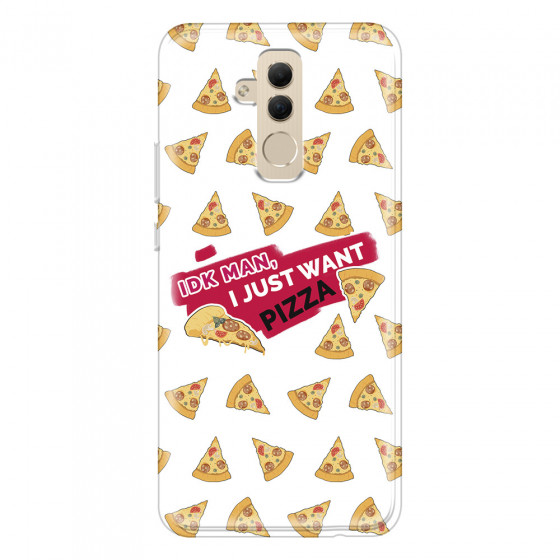 HUAWEI - Mate 20 Lite - Soft Clear Case - Want Pizza Men Phone Case