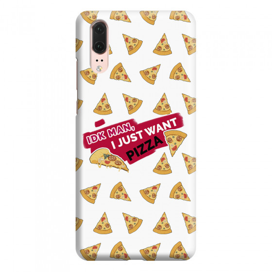 HUAWEI - P20 - 3D Snap Case - Want Pizza Men Phone Case