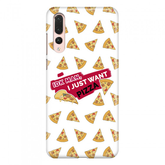 HUAWEI - P20 Pro - 3D Snap Case - Want Pizza Men Phone Case