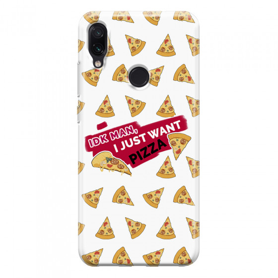 XIAOMI - Redmi Note 7/7 Pro - Soft Clear Case - Want Pizza Men Phone Case