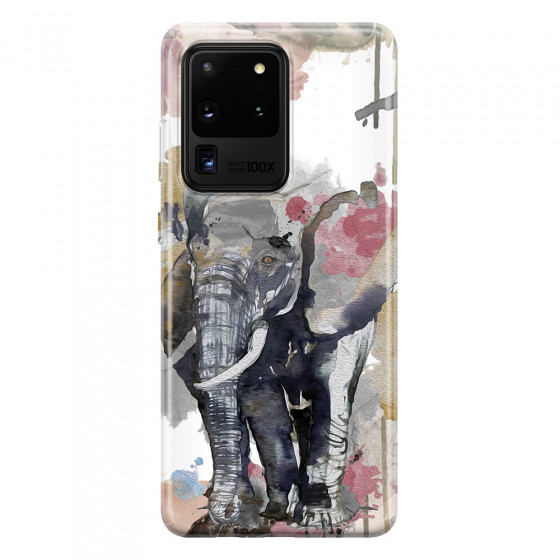 SAMSUNG - Galaxy S20 Ultra - Soft Clear Case - Elephant