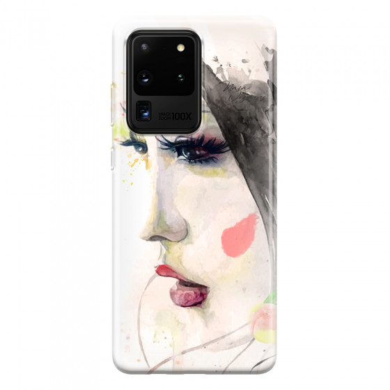 SAMSUNG - Galaxy S20 Ultra - Soft Clear Case - Face of a Beauty