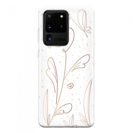 SAMSUNG - Galaxy S20 Ultra - Soft Clear Case - Flowers In Style