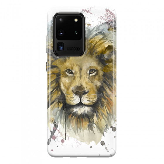 SAMSUNG - Galaxy S20 Ultra - Soft Clear Case - Lion