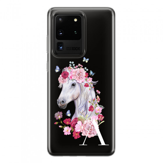 SAMSUNG - Galaxy S20 Ultra - Soft Clear Case - Magical Horse White