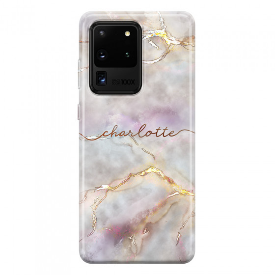 SAMSUNG - Galaxy S20 Ultra - Soft Clear Case - Marble Rootage