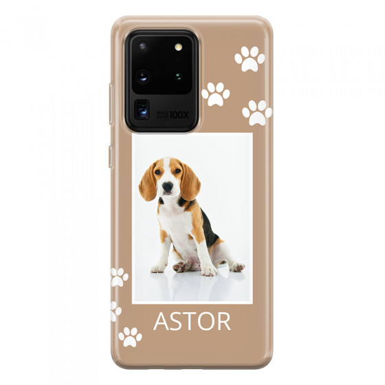 SAMSUNG - Galaxy S20 Ultra - Soft Clear Case - Puppy