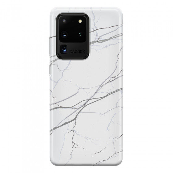 SAMSUNG - Galaxy S20 Ultra - Soft Clear Case - Pure Marble Collection V.