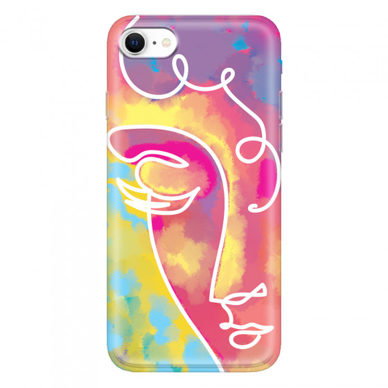 APPLE - iPhone SE 2020 - Soft Clear Case - Amphora Girl