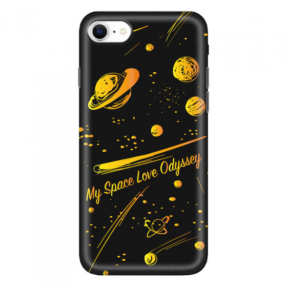 APPLE - iPhone SE 2020 - Soft Clear Case - Dark Space Odyssey