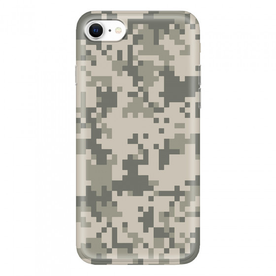 APPLE - iPhone SE 2020 - Soft Clear Case - Digital Camouflage