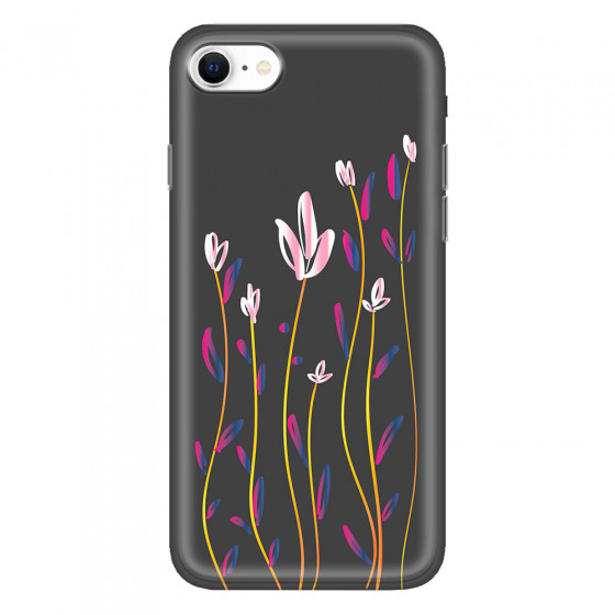 APPLE - iPhone SE 2020 - Soft Clear Case - Pink Tulips
