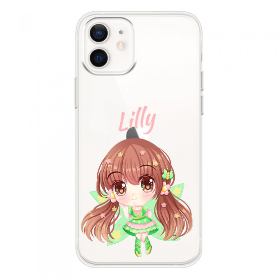 APPLE - iPhone 12 Mini - Soft Clear Case - Chibi Lilly