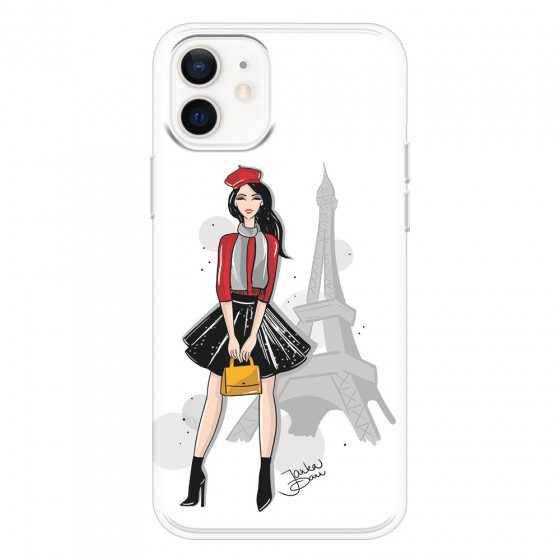 APPLE - iPhone 12 Mini - Soft Clear Case - Paris With Love