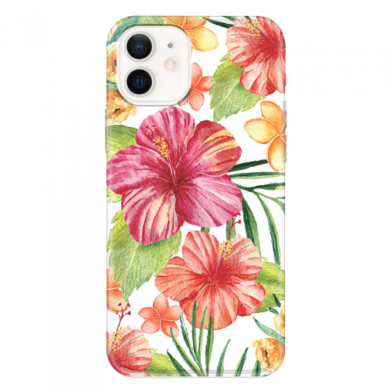 APPLE - iPhone 12 Mini - Soft Clear Case - Tropical Vibes