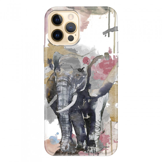 APPLE - iPhone 12 Pro - Soft Clear Case - Elephant