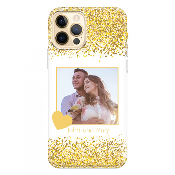 APPLE - iPhone 12 Pro - Soft Clear Case - Gold Memories