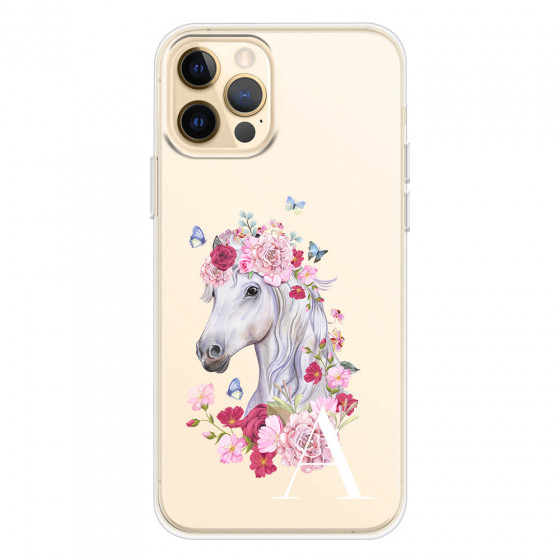 APPLE - iPhone 12 Pro - Soft Clear Case - Magical Horse White