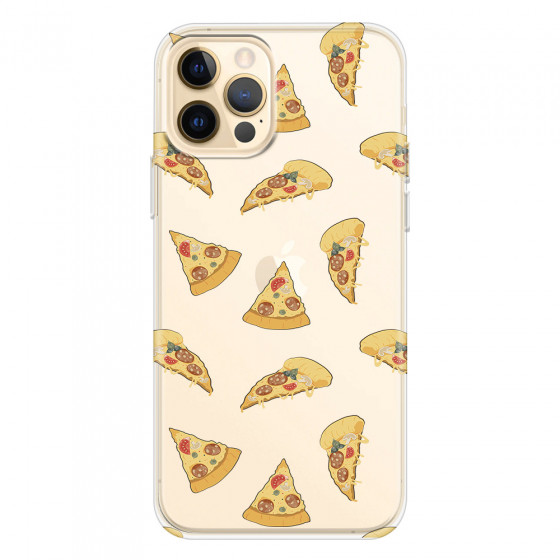 APPLE - iPhone 12 Pro - Soft Clear Case - Pizza Phone Case