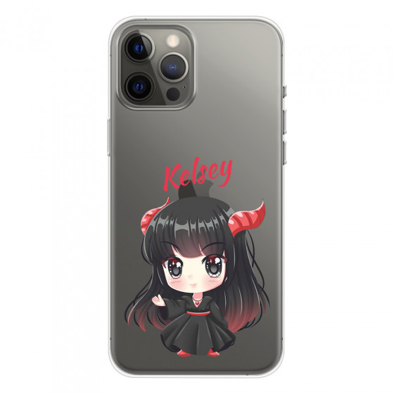 APPLE - iPhone 12 Pro Max - Soft Clear Case - Chibi Kelsey