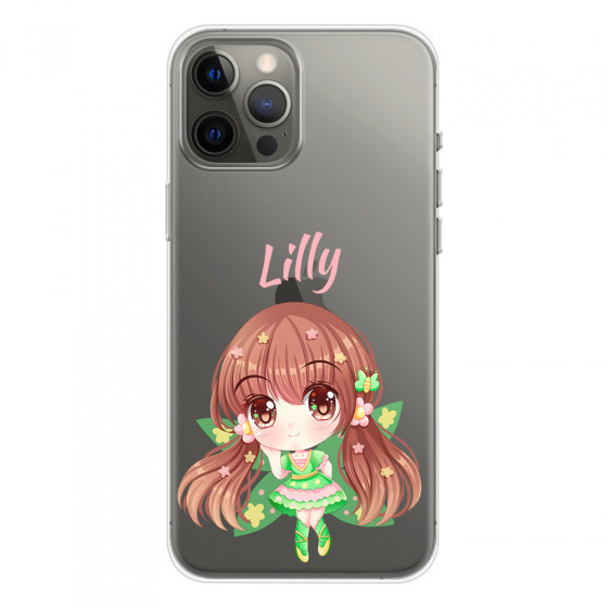 APPLE - iPhone 12 Pro Max - Soft Clear Case - Chibi Lilly
