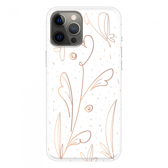 APPLE - iPhone 12 Pro Max - Soft Clear Case - Flowers In Style