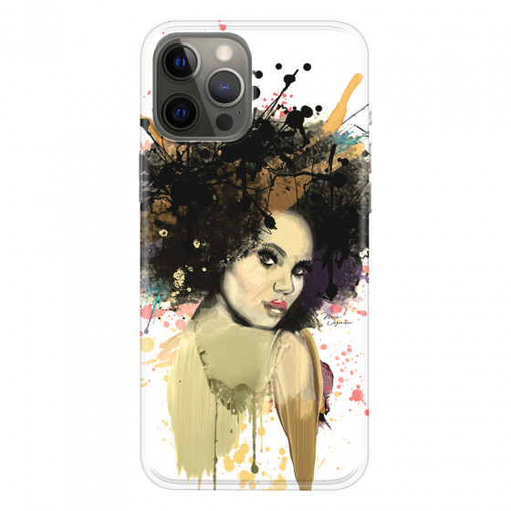 APPLE - iPhone 12 Pro Max - Soft Clear Case - We love Afro