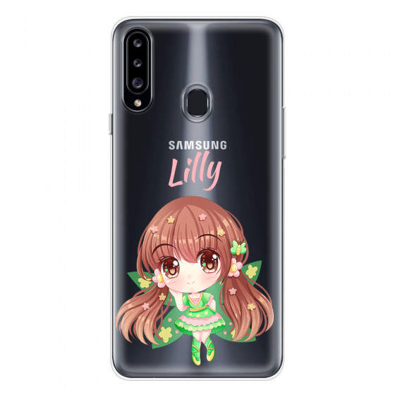 SAMSUNG - Galaxy A20S - Soft Clear Case - Chibi Lilly