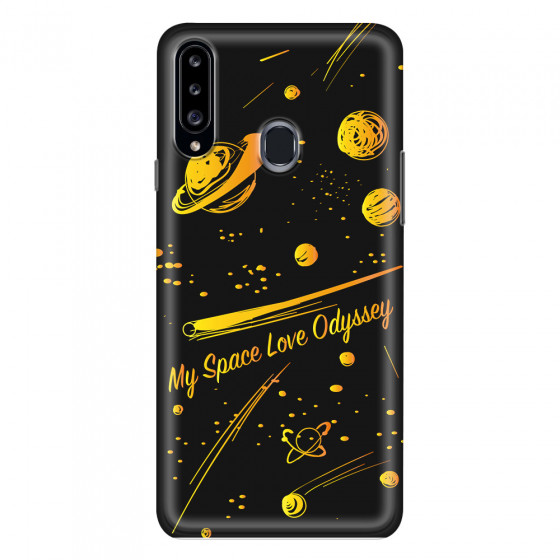 SAMSUNG - Galaxy A20S - Soft Clear Case - Dark Space Odyssey