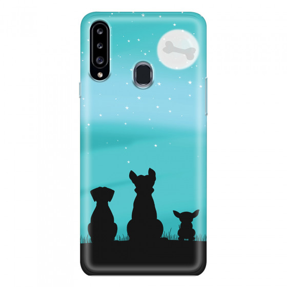 SAMSUNG - Galaxy A20S - Soft Clear Case - Dog's Desire Blue Sky
