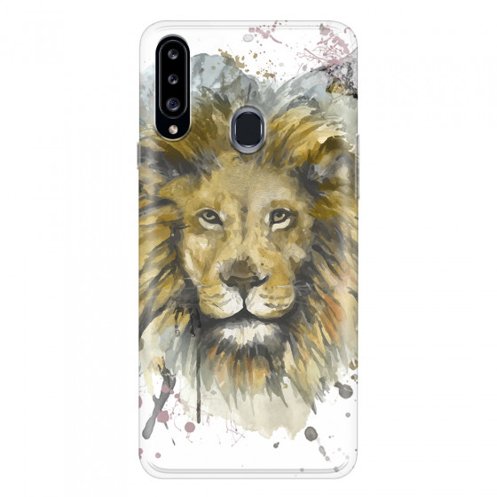 SAMSUNG - Galaxy A20S - Soft Clear Case - Lion