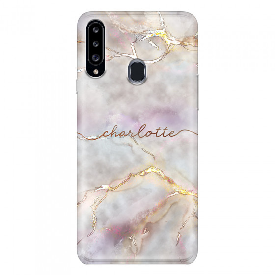 SAMSUNG - Galaxy A20S - Soft Clear Case - Marble Rootage
