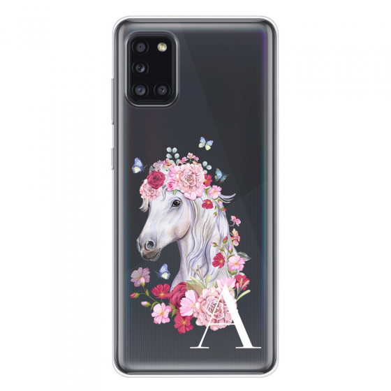 SAMSUNG - Galaxy A31 - Soft Clear Case - Magical Horse White