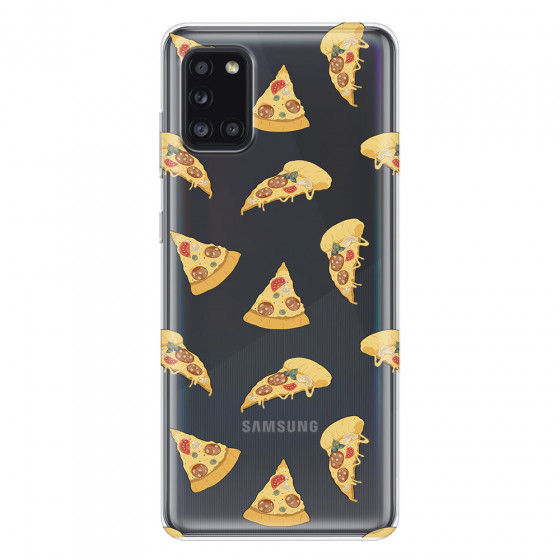 SAMSUNG - Galaxy A31 - Soft Clear Case - Pizza Phone Case