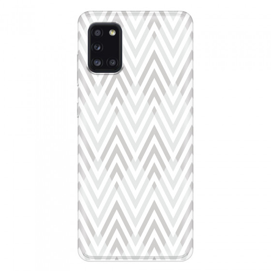 SAMSUNG - Galaxy A31 - Soft Clear Case - Zig Zag Patterns