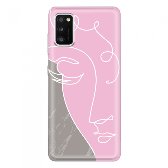 SAMSUNG - Galaxy A41 - Soft Clear Case - Miss Pink