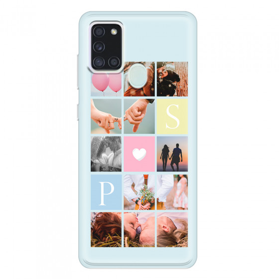 SAMSUNG - Galaxy A21S - Soft Clear Case - Insta Love Photo Linked