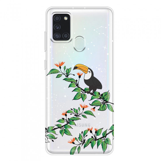 SAMSUNG - Galaxy A21S - Soft Clear Case - Me, The Stars And Toucan