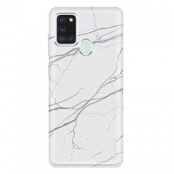 SAMSUNG - Galaxy A21S - Soft Clear Case - Pure Marble Collection V.