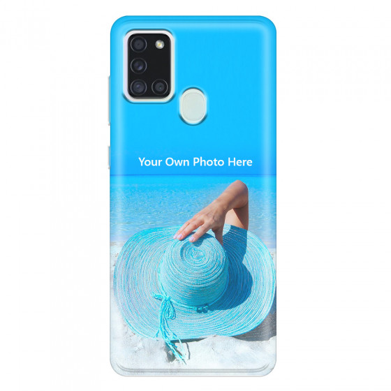 SAMSUNG - Galaxy A21S - Soft Clear Case - Single Photo Case