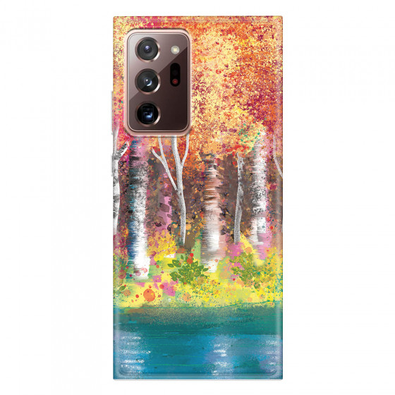 SAMSUNG - Galaxy Note20 Ultra - Soft Clear Case - Calm Birch Trees