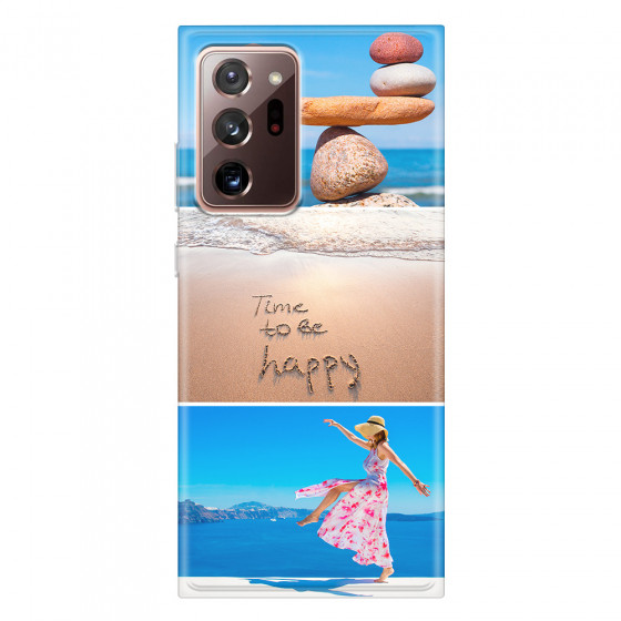 SAMSUNG - Galaxy Note20 Ultra - Soft Clear Case - Collage of 3