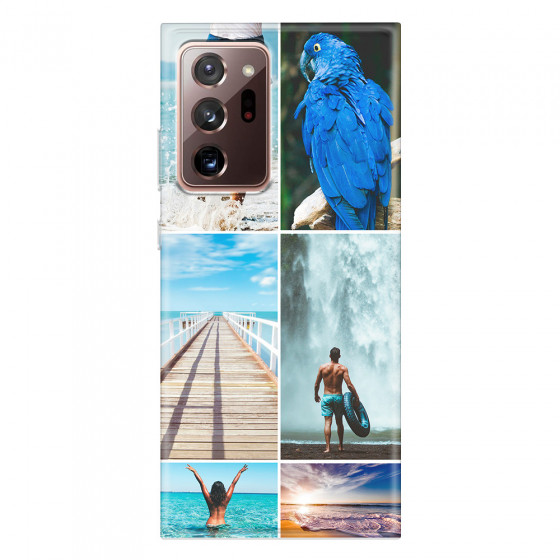 SAMSUNG - Galaxy Note20 Ultra - Soft Clear Case - Collage of 6