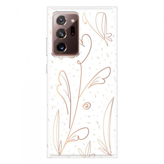 SAMSUNG - Galaxy Note20 Ultra - Soft Clear Case - Flowers In Style