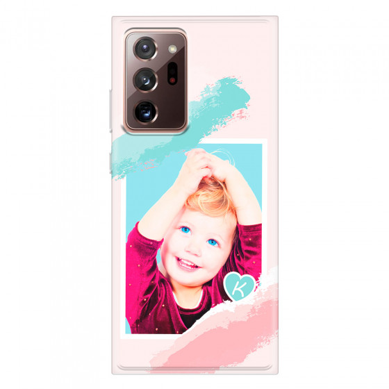 SAMSUNG - Galaxy Note20 Ultra - Soft Clear Case - Kids Initial Photo