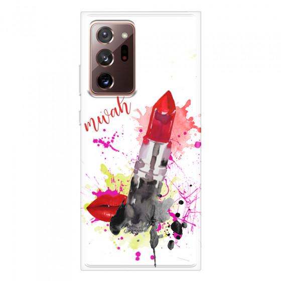SAMSUNG - Galaxy Note20 Ultra - Soft Clear Case - Lipstick