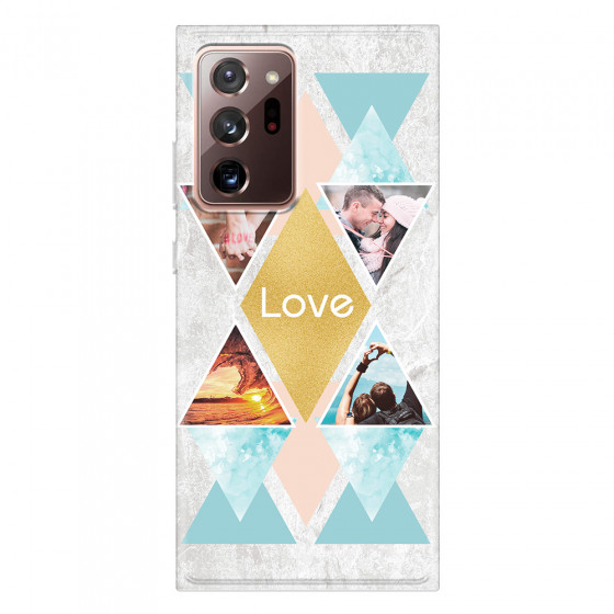 SAMSUNG - Galaxy Note20 Ultra - Soft Clear Case - Triangle Love Photo