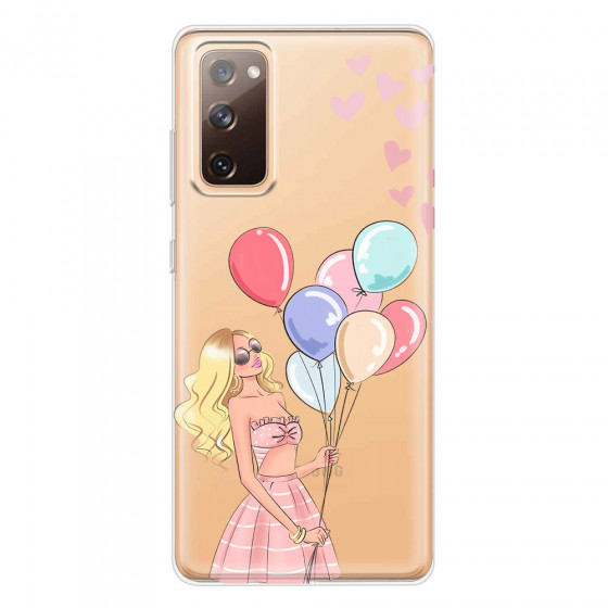 SAMSUNG - Galaxy S20 FE - Soft Clear Case - Balloon Party