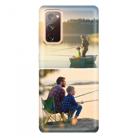 SAMSUNG - Galaxy S20 FE - Soft Clear Case - Collage of 2