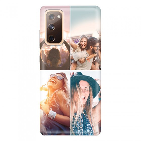 SAMSUNG - Galaxy S20 FE - Soft Clear Case - Collage of 4
